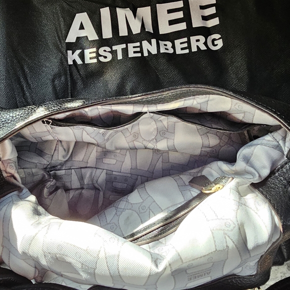 RARE - Aimee Kestenberg soft leather shoulder bag - Black - Picture 8 of 10